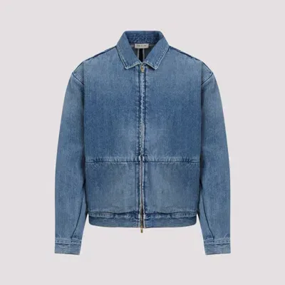 Fear Of God 8th Zip-up Denim Jacket In Blue