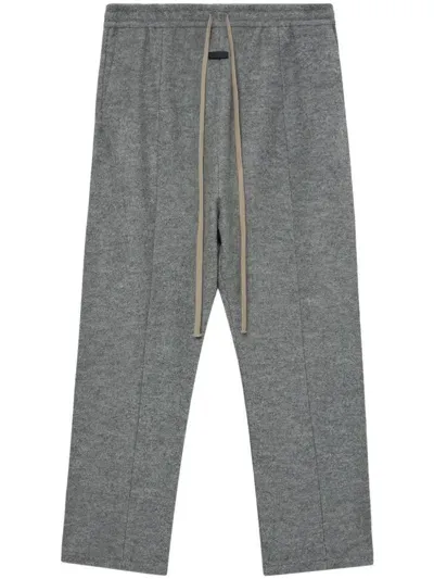 Fear Of God Virgin Wool Straight-leg Trousers In Grey