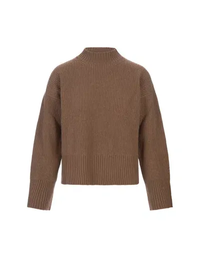 Fedeli Antonia Sweater In Toffee Cashmere In Brown