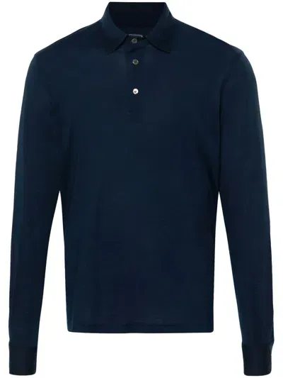 Fedeli Bell Polo Shirt In Blue