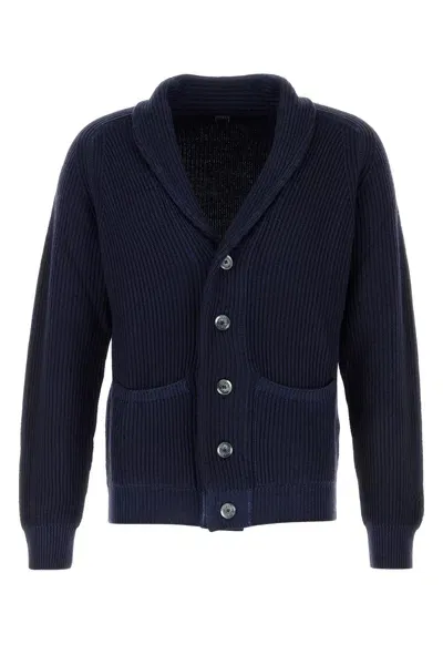 Fedeli Cardigan-50 Nd  Male In Blue