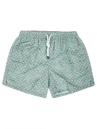 Fedeli Madeira Swim Trunks In Green