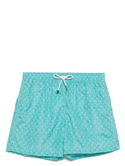 Fedeli Madeira Swim Shorts In Green