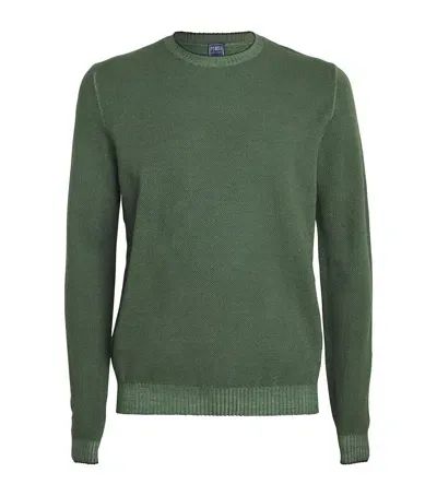 Fedeli Merino Wool Bahamas Sweater In Green