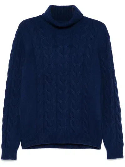 Fedeli Olimpo Sweater In Blue