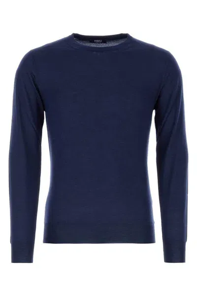 Fedeli Sweaters In Blue