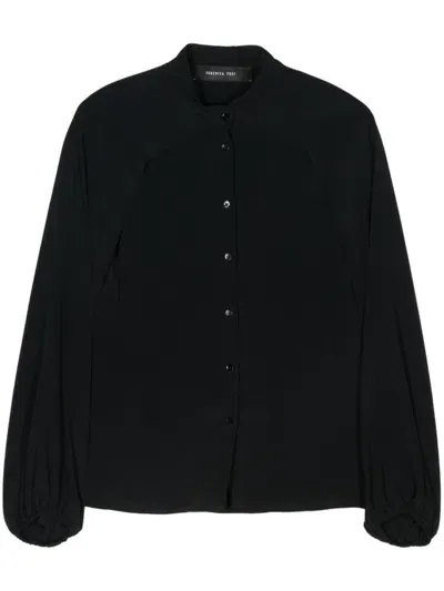 Federica Tosi Crepe Shirt In Black