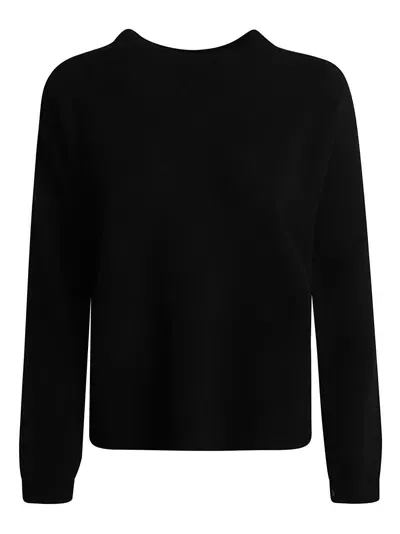 Federica Tosi Round Neck Jumper In Black