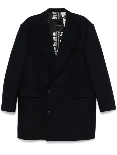 Federico Cina Double Coat In Blue