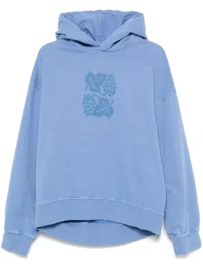 Federico Cina Grape Hoodie In Blue