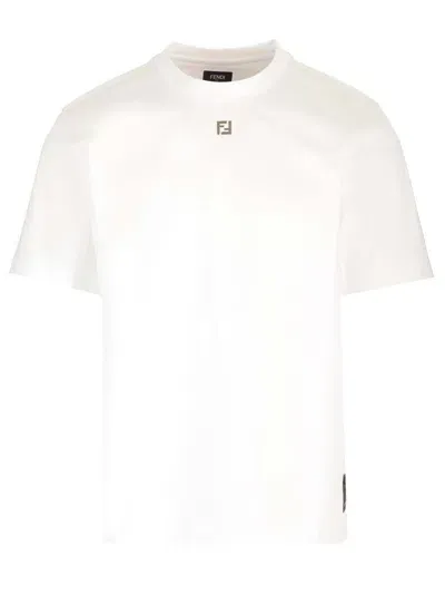 Fendi Cotton T-shirt In White