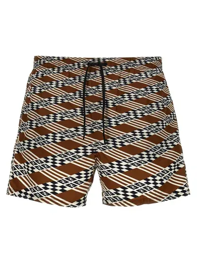 Fendi Swimwear In Brown