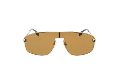 Fendi Eyewear Shield Frame Sunglasses In Multi