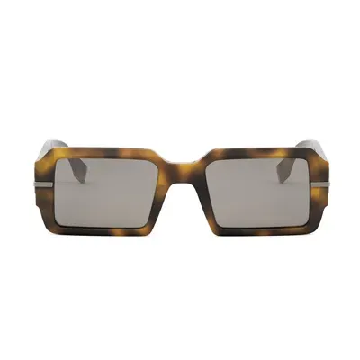 Fendi Fe40073u  Grafhy 53e Havana Sunglasses In Multi