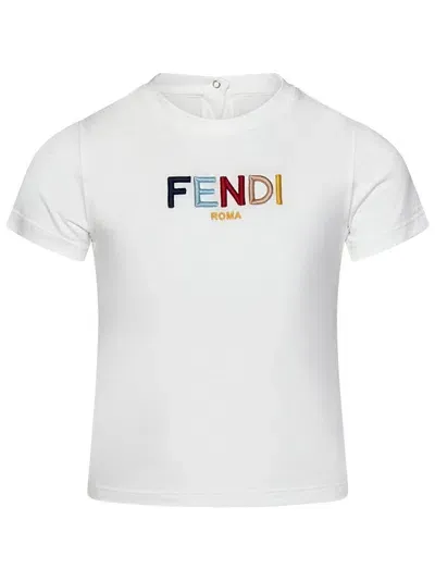 Fendi T-shirt  Kids Color White