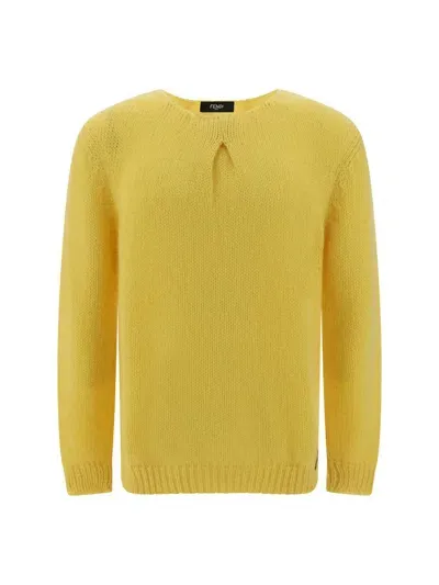 Fendi Knitwear In Yellow