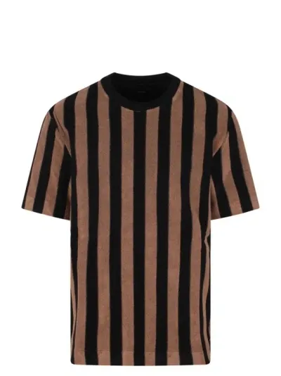 Fendi Oversized T-shirt In Brown