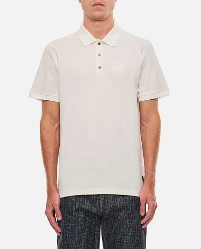 Fendi Polo Ff In White