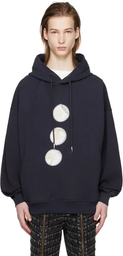 Feng Chen Wang Black Plant Dye Hoodie