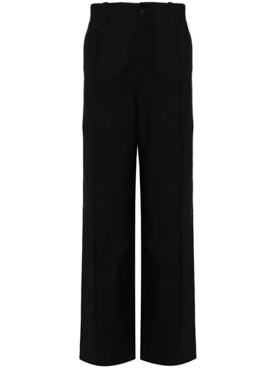 Feng Chen Wang Patchwork Tailored Trouser In Black