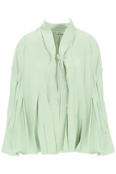 Ferragamo Caftan-style Blouse In Green