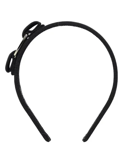 Ferragamo Headband In Black