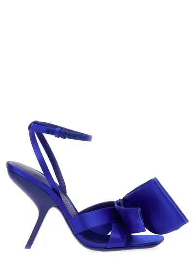 Ferragamo Helena Sandals In Blue