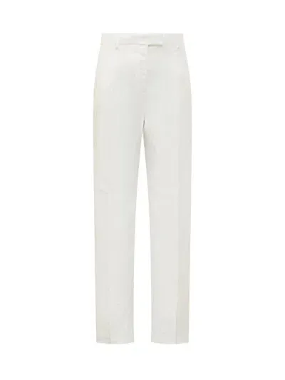 Ferragamo Pants In White