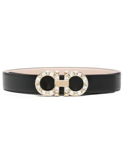 Ferragamo Salvatore  Belt Accessories In Black