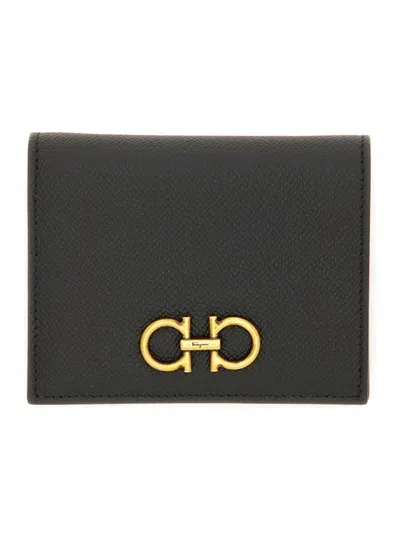 Ferragamo Salvatore  Gancini Wallet In Black