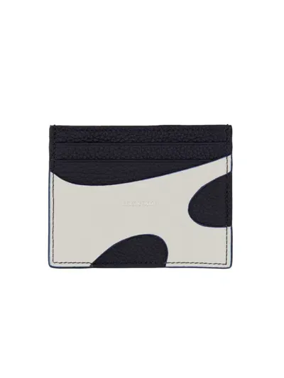 Ferragamo Salvatore  Leather Card Holder In White