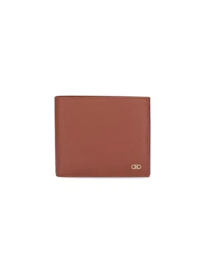 Ferragamo Salvatore  Logo Plaque Bi In Brown