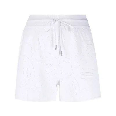 Ferragamo Drawstring-waist Track Shorts In White