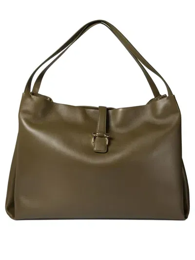 Ferragamo Salvatore  "tote" Shoulder Bag In Green