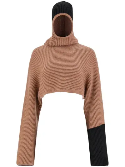 Ferragamo Sweaters In Beige