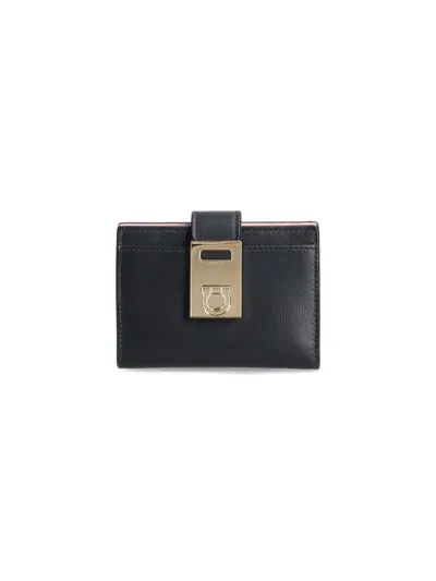 Ferragamo Wallets In Black