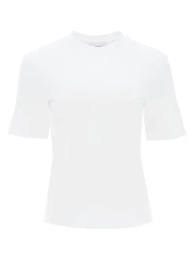 Ferragamo Women's Salvatore T-shirt With Gancini Label In White