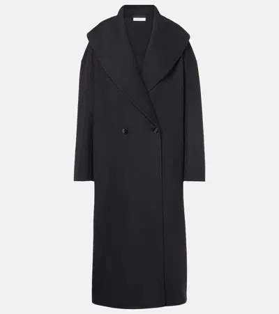 Fforme Carlson Wool Coat In Black