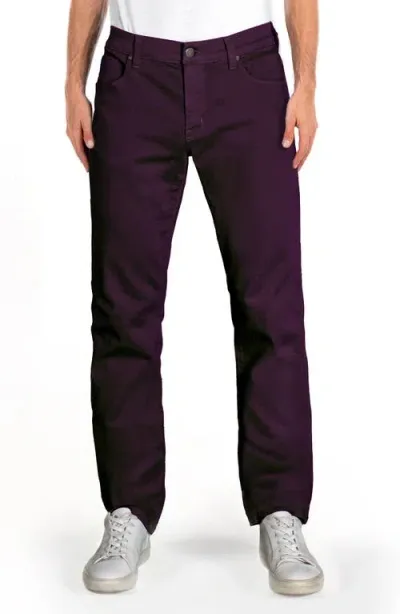 Fidelity Denim Jimmy Slim Straight Leg Jeans In Fall Berry