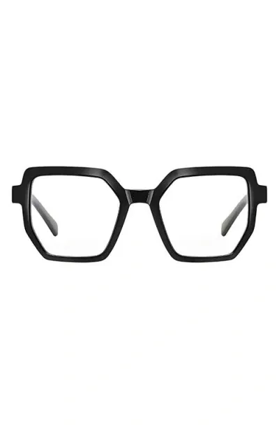 Fifth & Ninth Monroe 48mm Square Blue Light Blocking Glasses In White