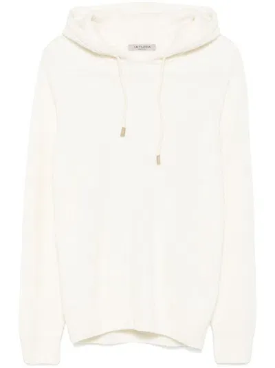 Fileria Costa Inglese Hoodie In White