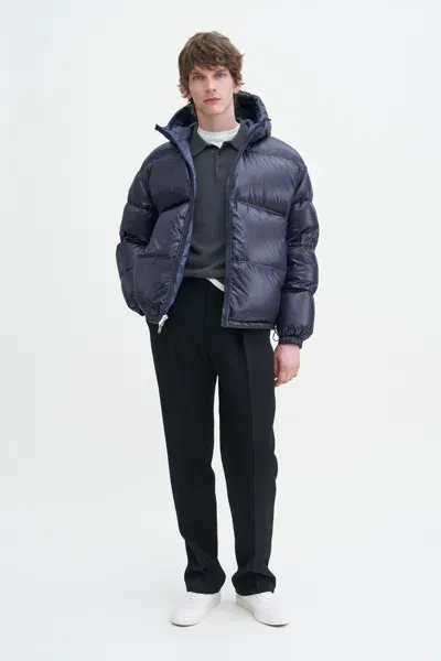 Filippa K Puffer Down Jacket In Blue