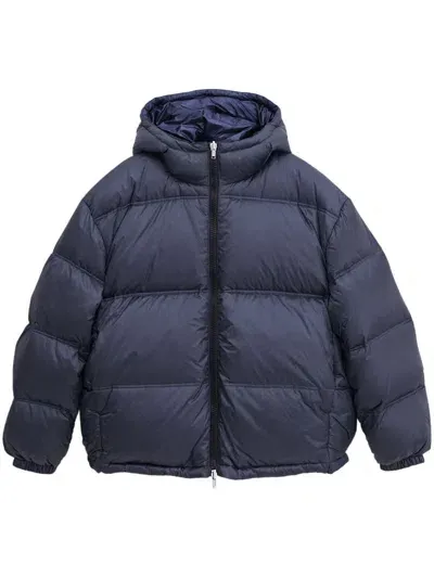 Filippa K Puffer Down Jacket In Blue