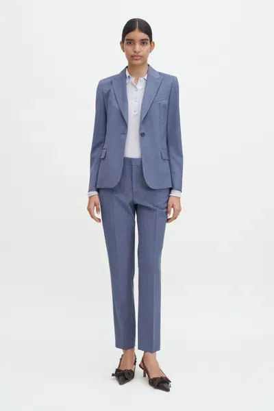 Filippa K Sasha Cool Wool Blazer In Blue