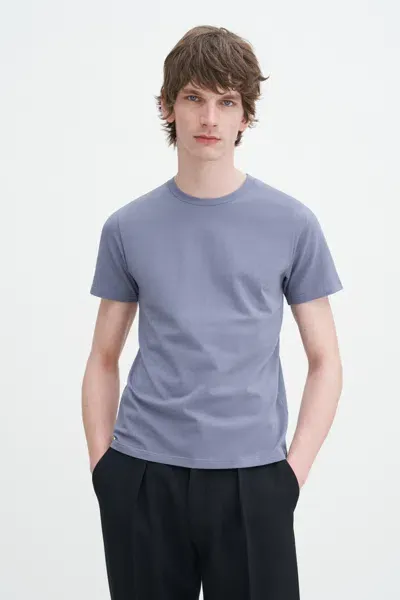 Filippa K Stretch Cotton Tee In Blue