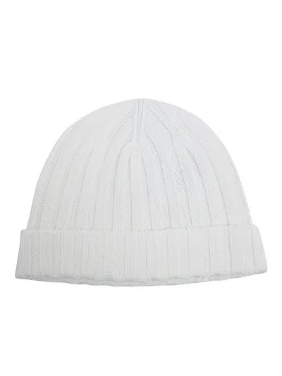 Filippo De Laurentiis Merinos Extrafine Hat In White