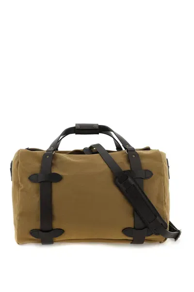 Filson Cotton Twill Duffle Bag In Black