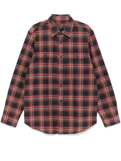 Filson Flannel Work Shirt In Red