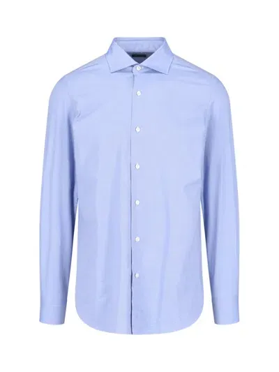 Finamore Shirt In Blue