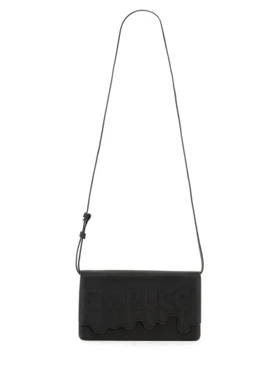 Fiorucci Melted Shoulder Bag In Black